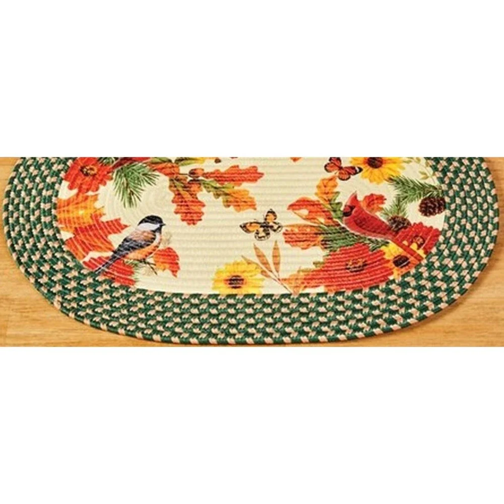 Oval Braided Kitchen Accent Rug(20